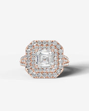 Tainara (Asscher) 14k Rose Gold 001