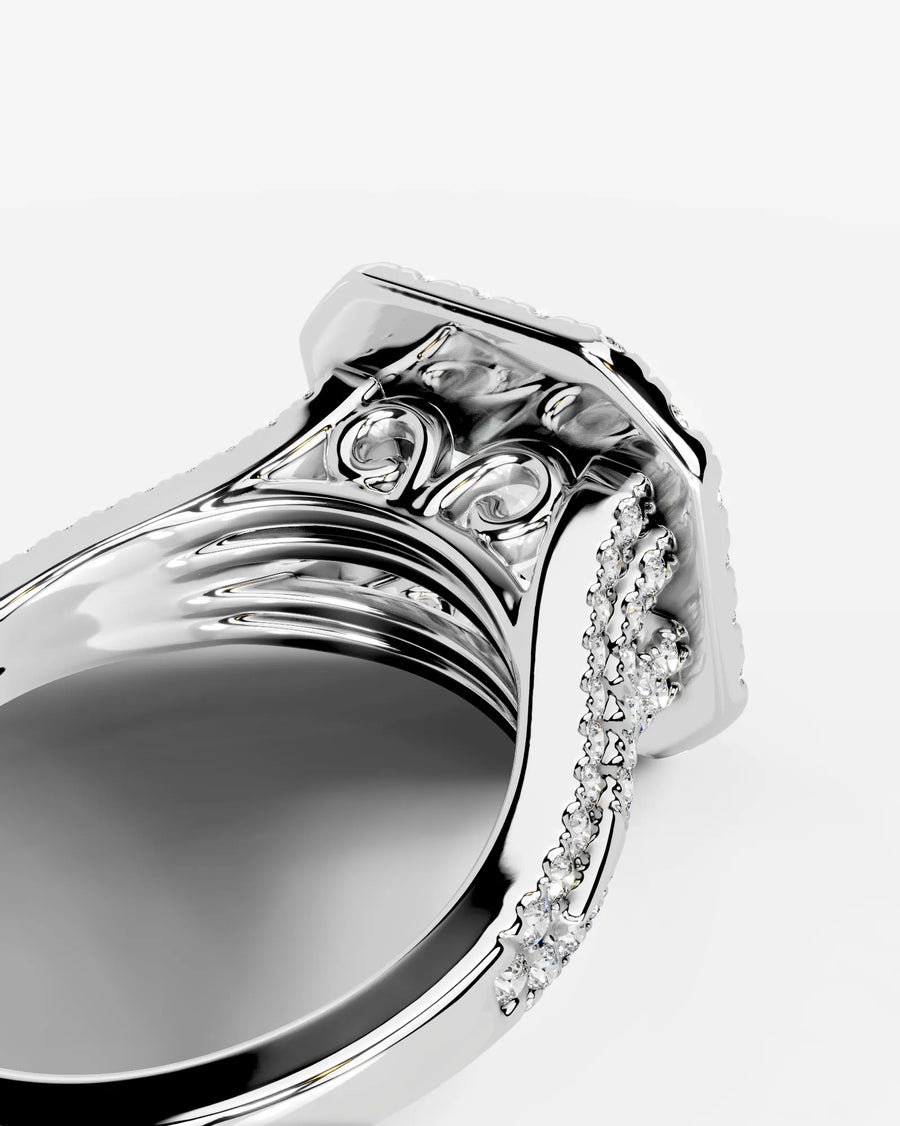 Tainara (Asscher) Platinum 002