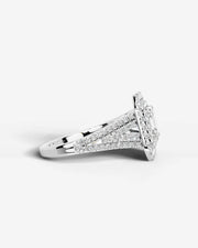 Tainara (Asscher) 14k White Gold 003