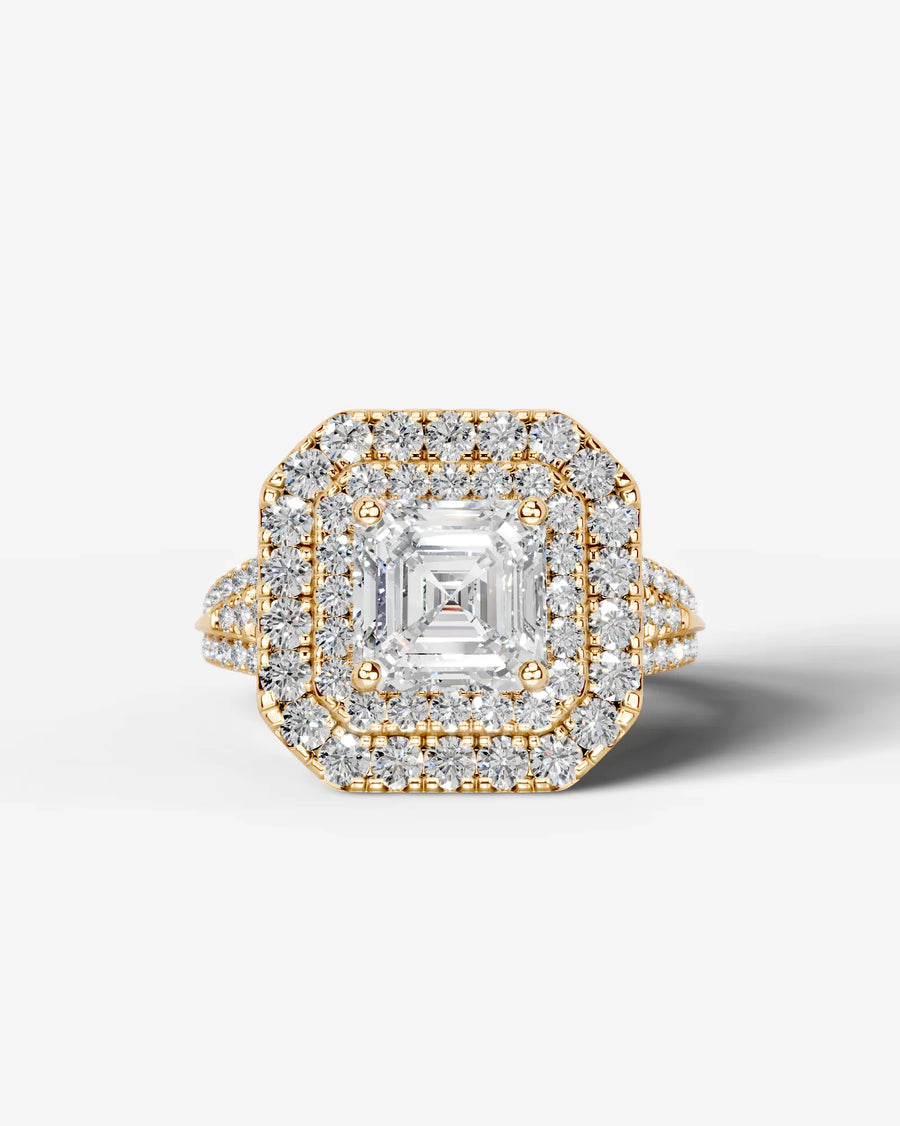Tainara (Asscher) 18k Yellow Gold 001