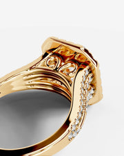 Tainara (Asscher) 14k Yellow Gold 002