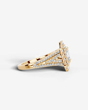 Tainara (Asscher) 14k Yellow Gold 003