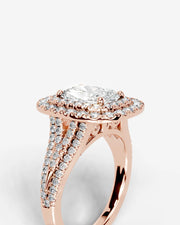 Tainara (Elongated Cushion) 14k Rose Gold 005
