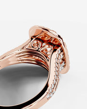 Tainara (Elongated Cushion) 14k Rose Gold 002