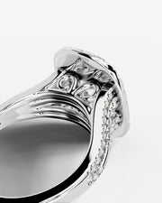 Tainara (Elongated Cushion) 14k White Gold 002