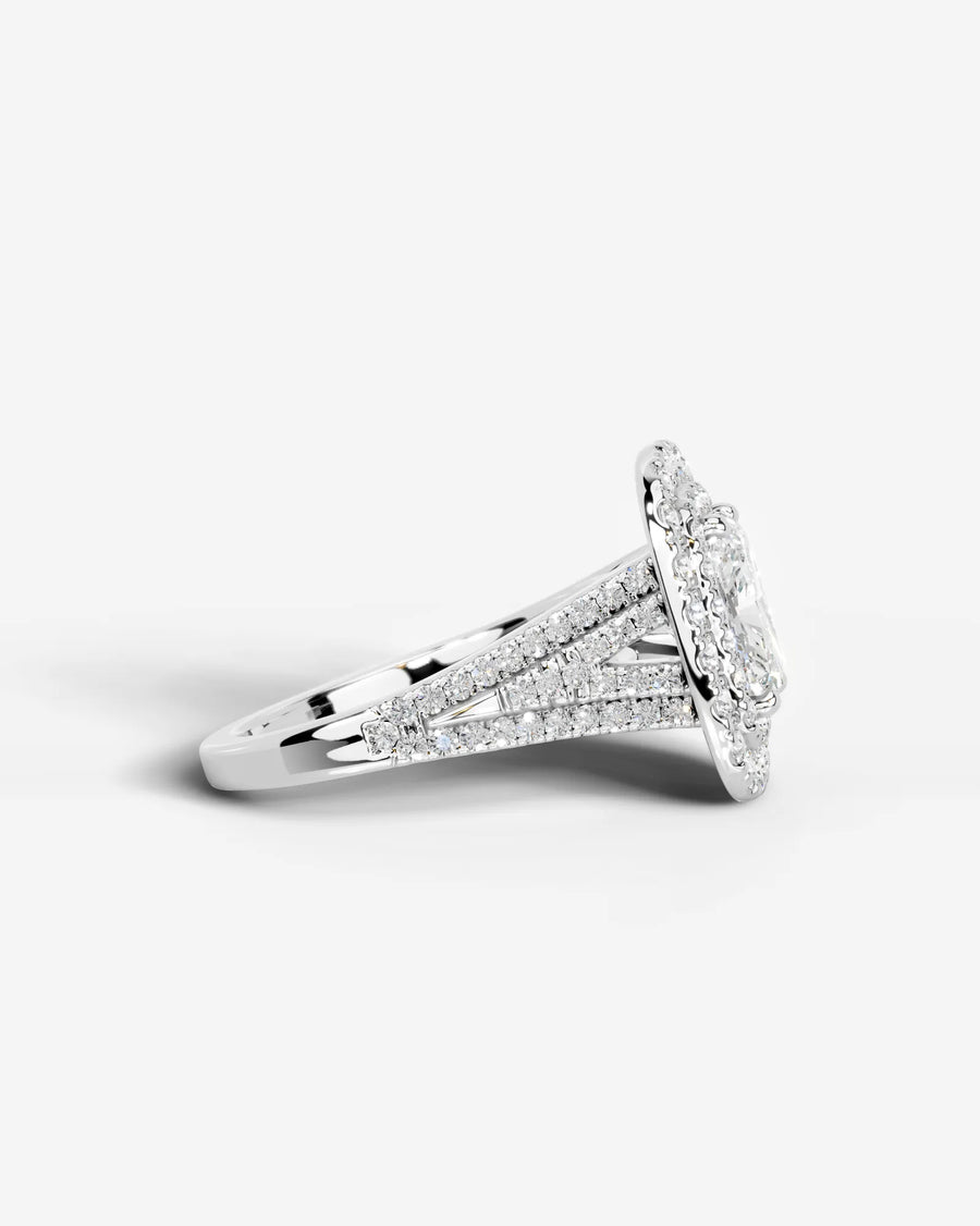 Tainara (Elongated Cushion) Platinum 003