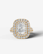 Tainara (Elongated Cushion) 18k Yellow Gold 001