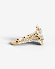 Tainara (Elongated Cushion) 18k Yellow Gold 003