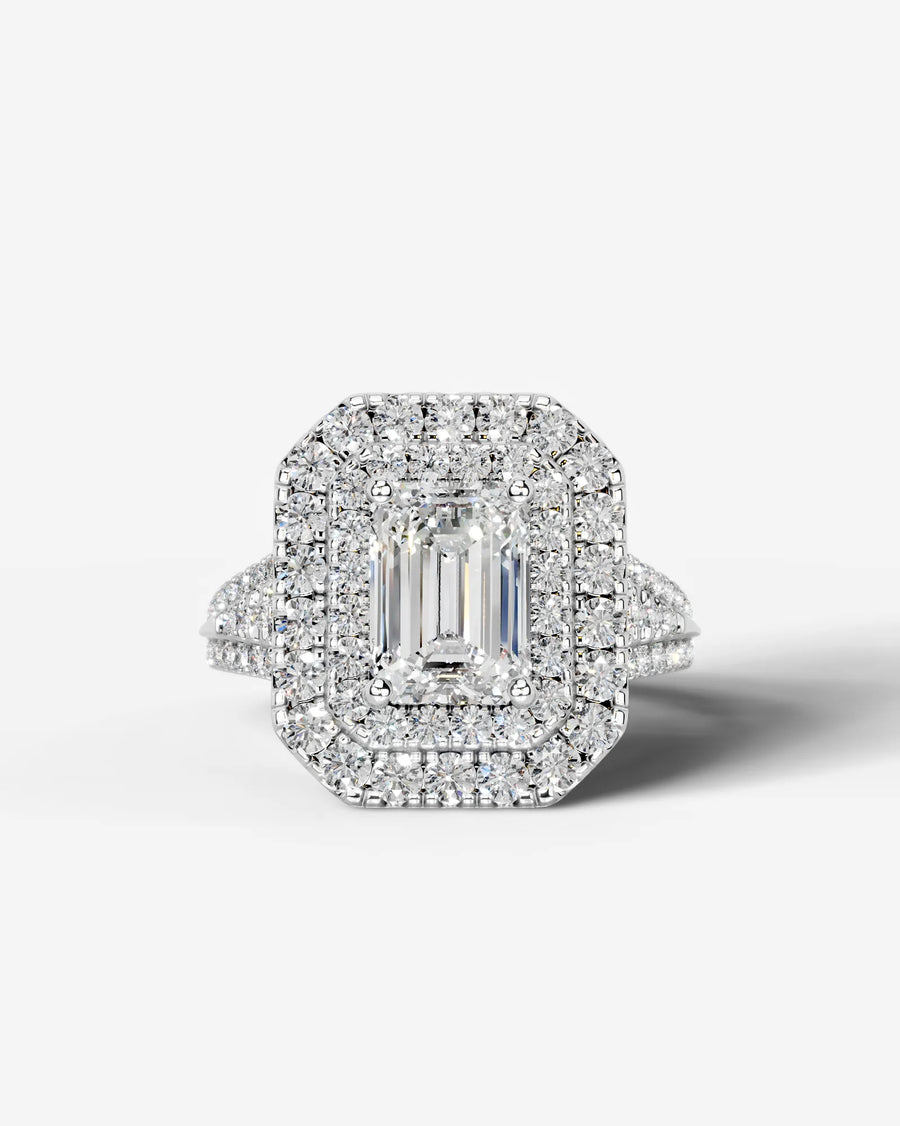 Tainara (Emerald) 14k White Gold 001