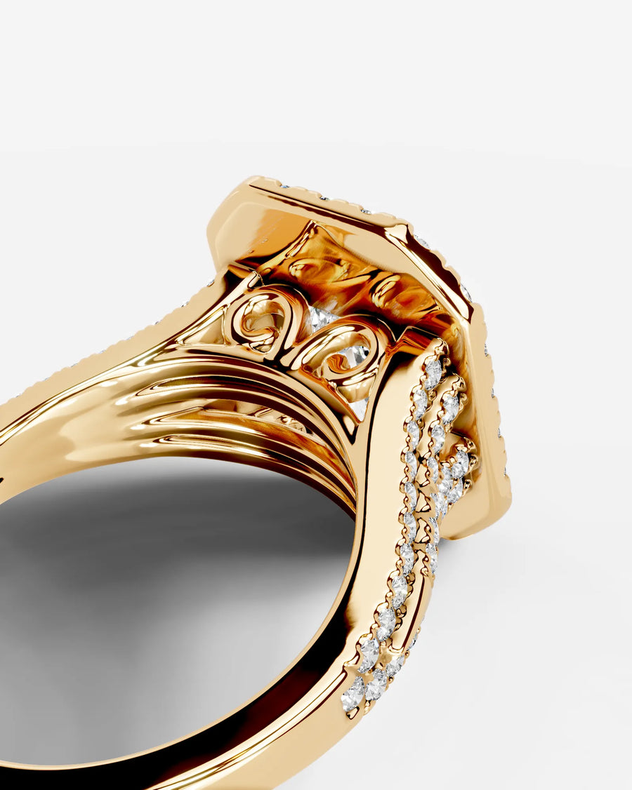 Tainara (Emerald) 14k Yellow Gold 002