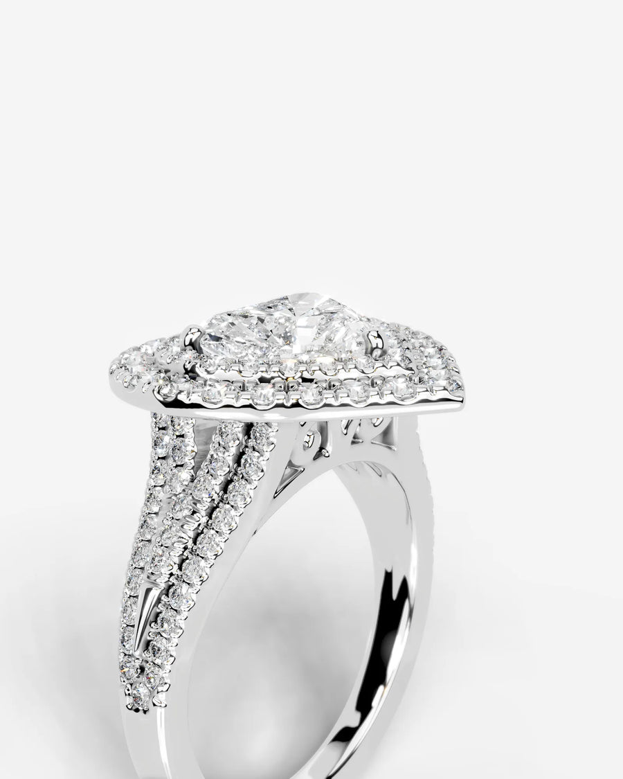 Tainara (Heart) 14k White Gold 005