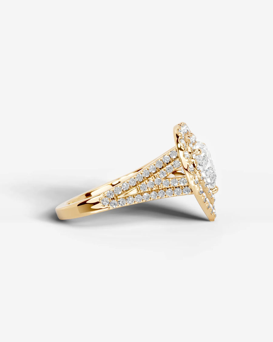 Tainara (Heart) 14k Yellow Gold 003
