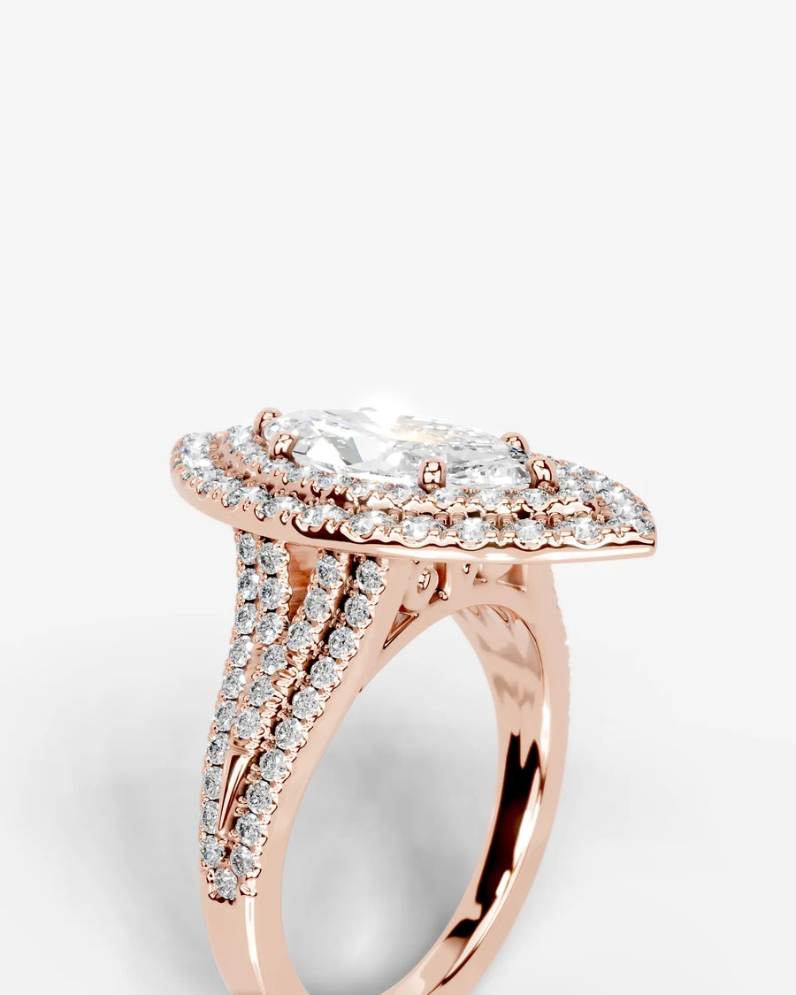 Tainara (Marquise) 14k Rose Gold 005