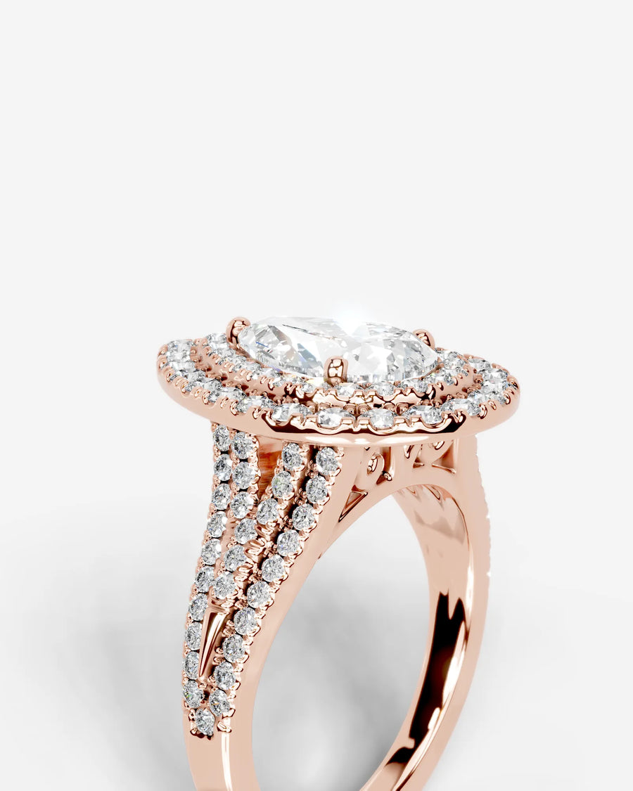 Tainara (Pear) 14k Rose Gold 005