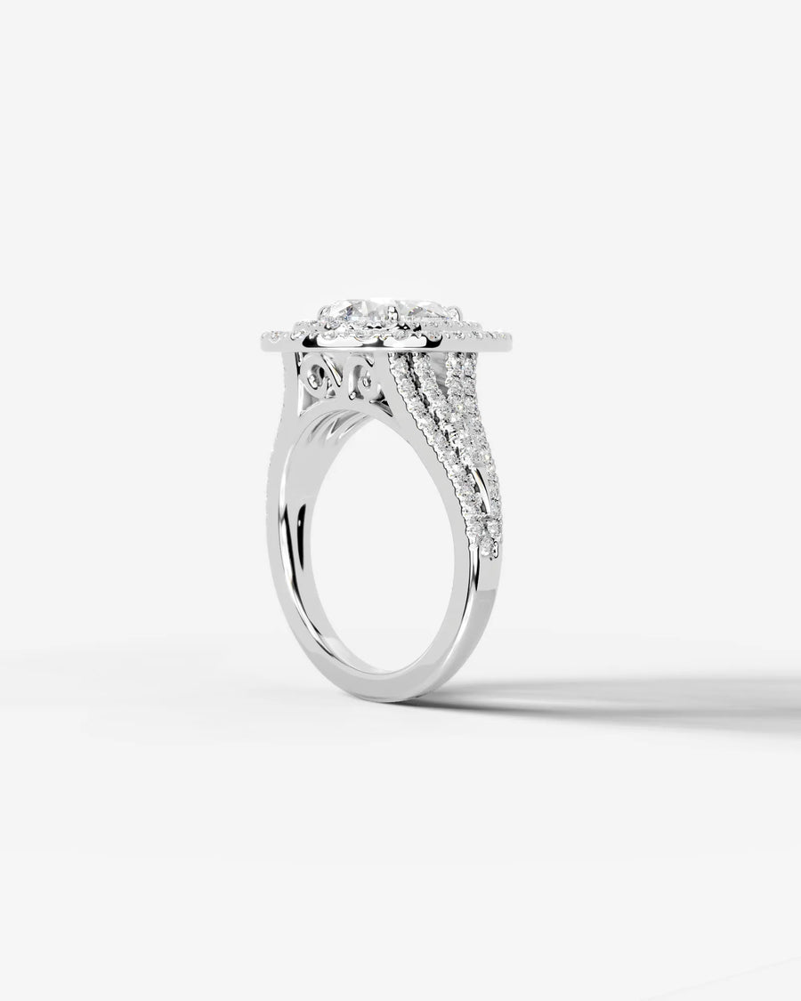 Tainara (Pear) 18k White Gold 004