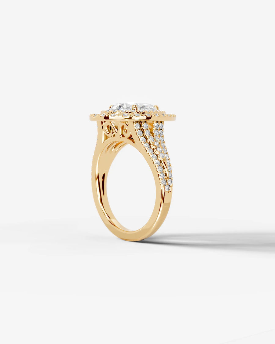 Tainara (Pear) 18k Yellow Gold 004