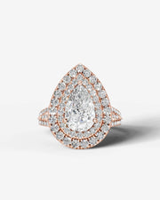 Tainara (Pear) 14k Rose Gold 001
