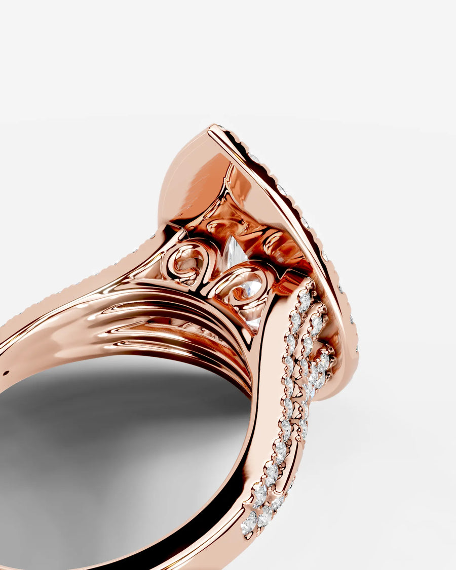 Tainara (Pear) 14k Rose Gold 002