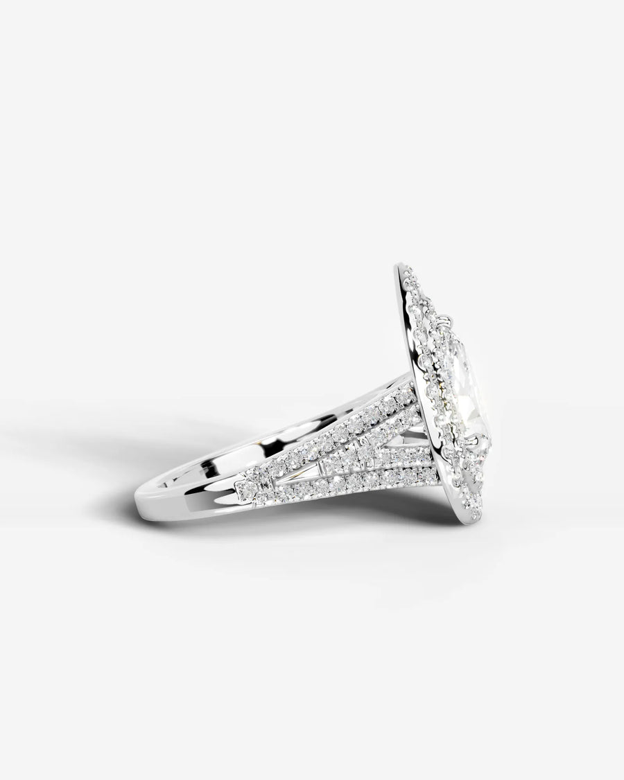 Tainara (Pear) 14k White Gold 003