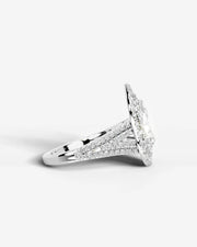 Tainara (Pear) 18k White Gold 003