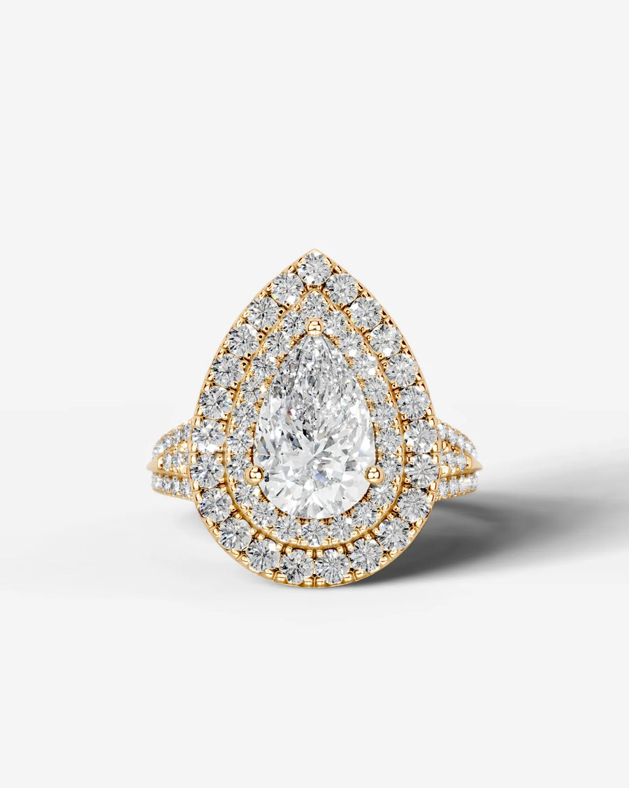 Tainara (Pear) 18k Yellow Gold 001