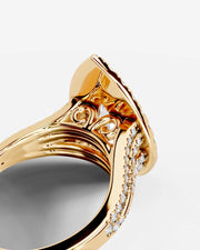 Tainara (Pear) 18k Yellow Gold 002