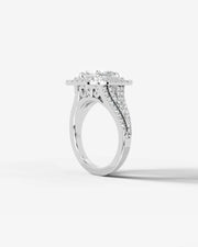 Tainara (Princess) 14k White Gold 002