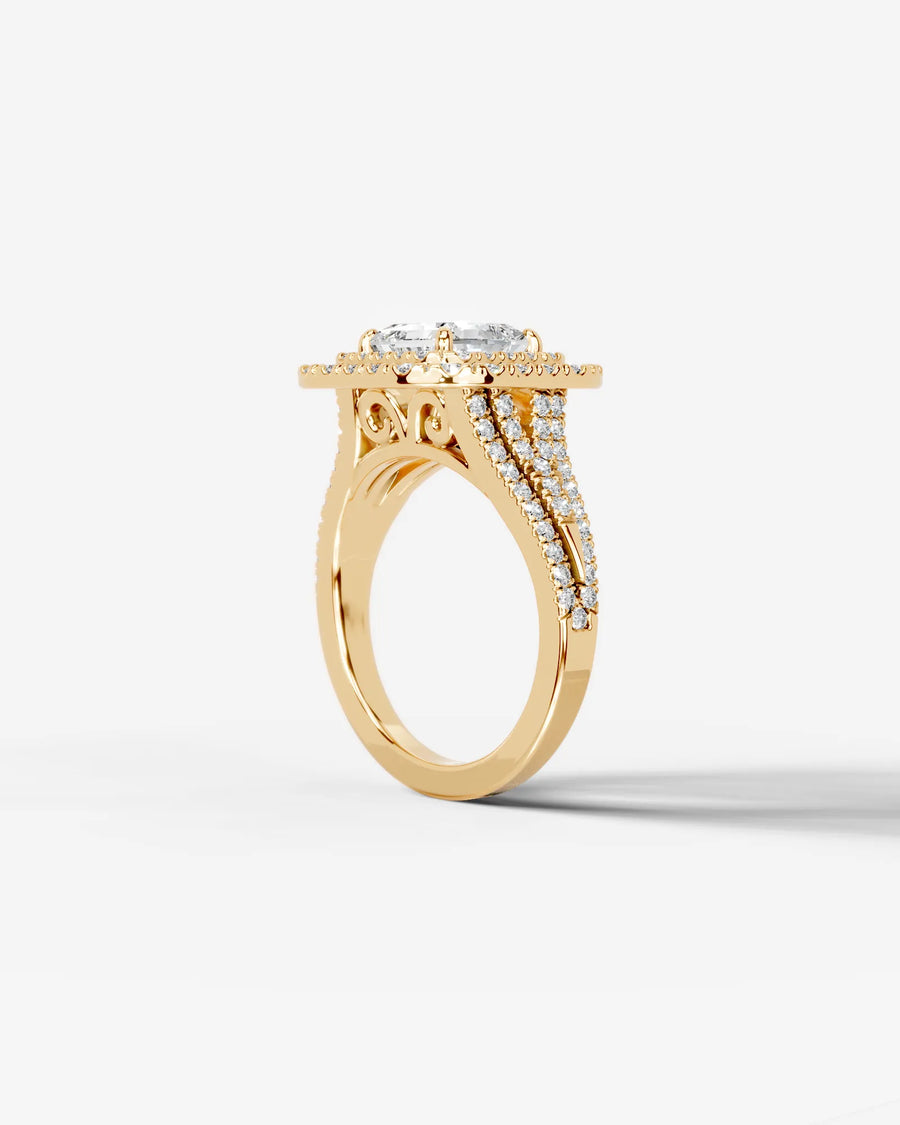 Tainara (Princess) 14k Yellow Gold 002