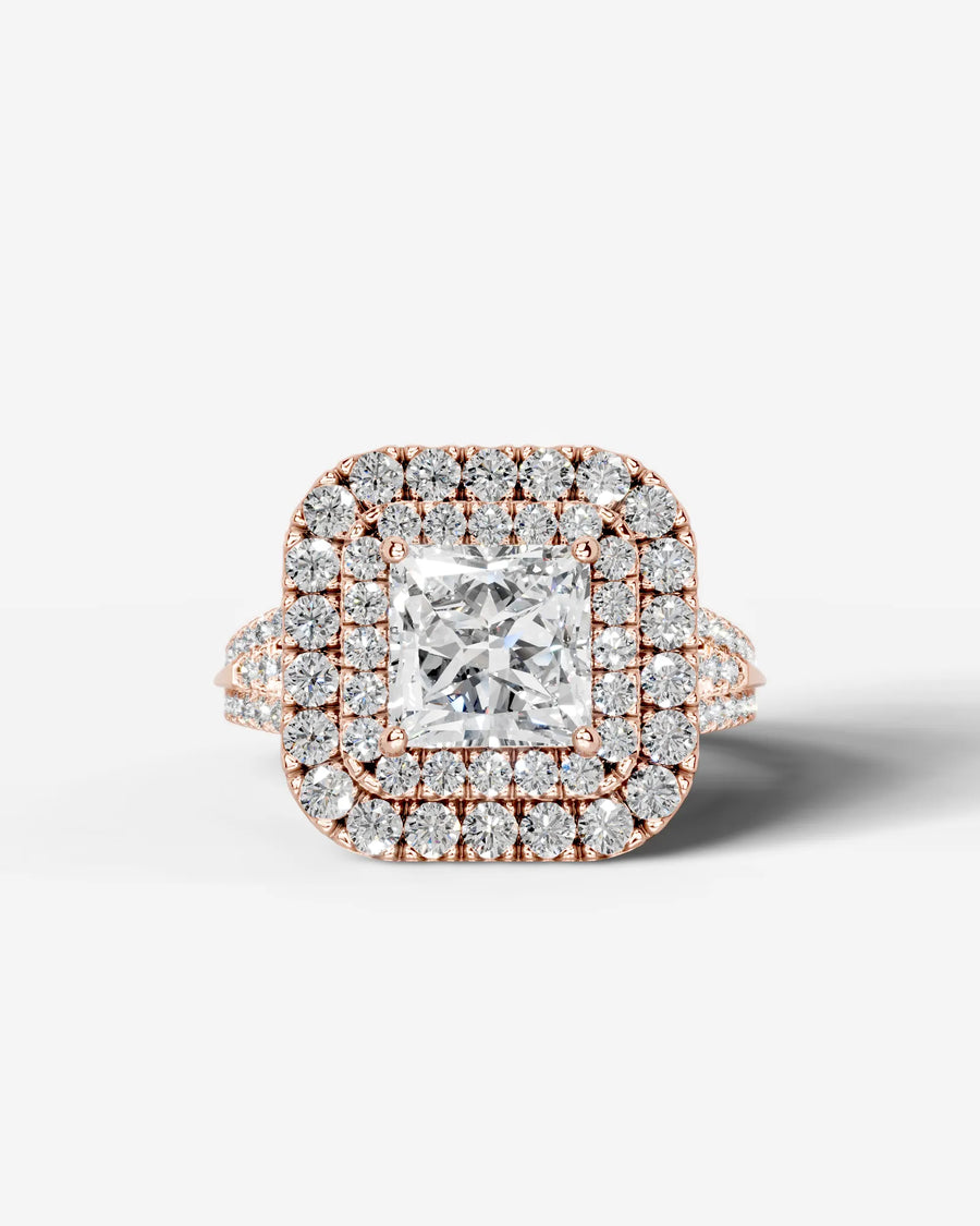 Tainara (Princess) 14k Rose Gold 001
