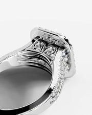 Tainara (Princess) 18k White Gold 004