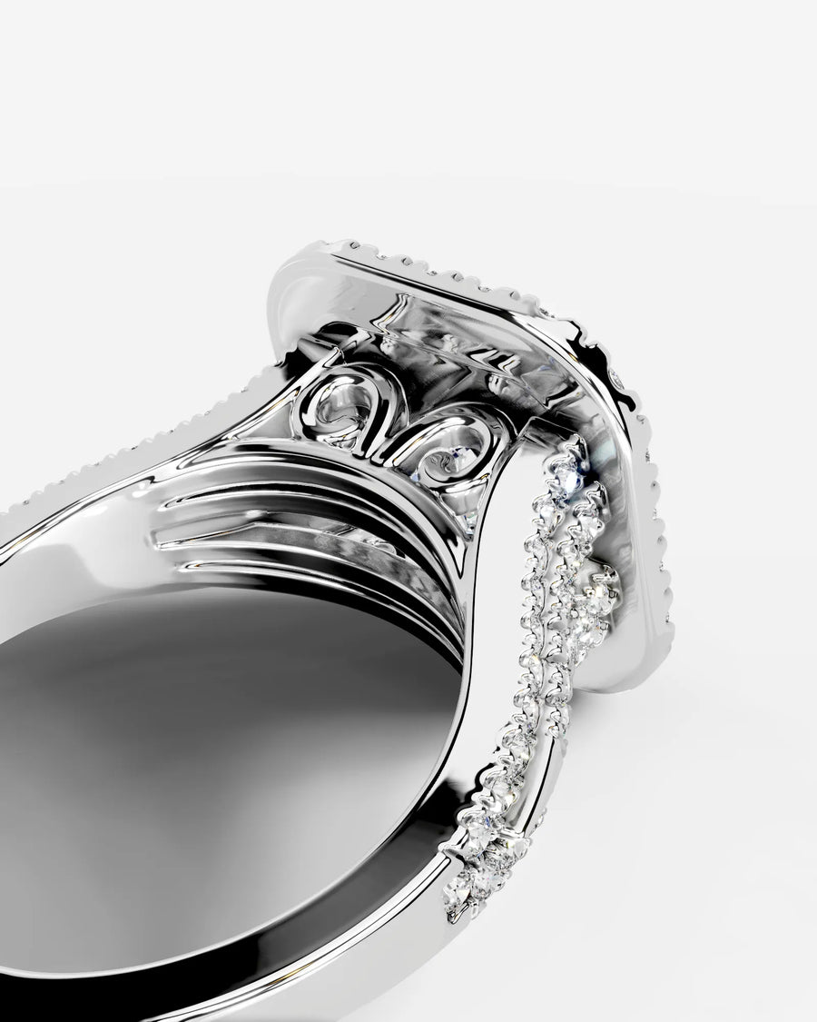 Tainara (Princess) 18k White Gold 004