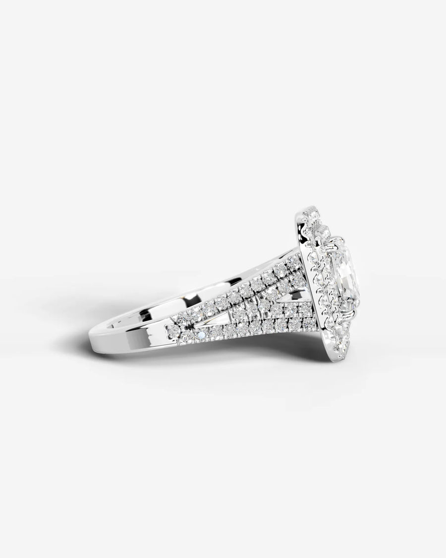 Tainara (Princess) 14k White Gold 005
