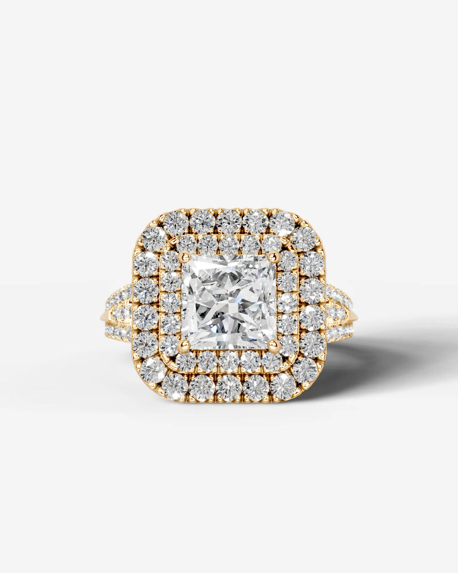 Tainara (Princess) 18k Yellow Gold 001