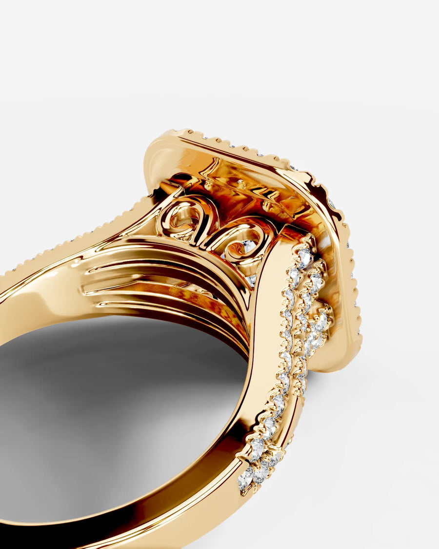 Tainara (Princess) 14k Yellow Gold 004