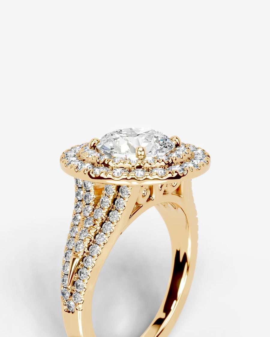 Tainara (Round) 14k Yellow Gold 005