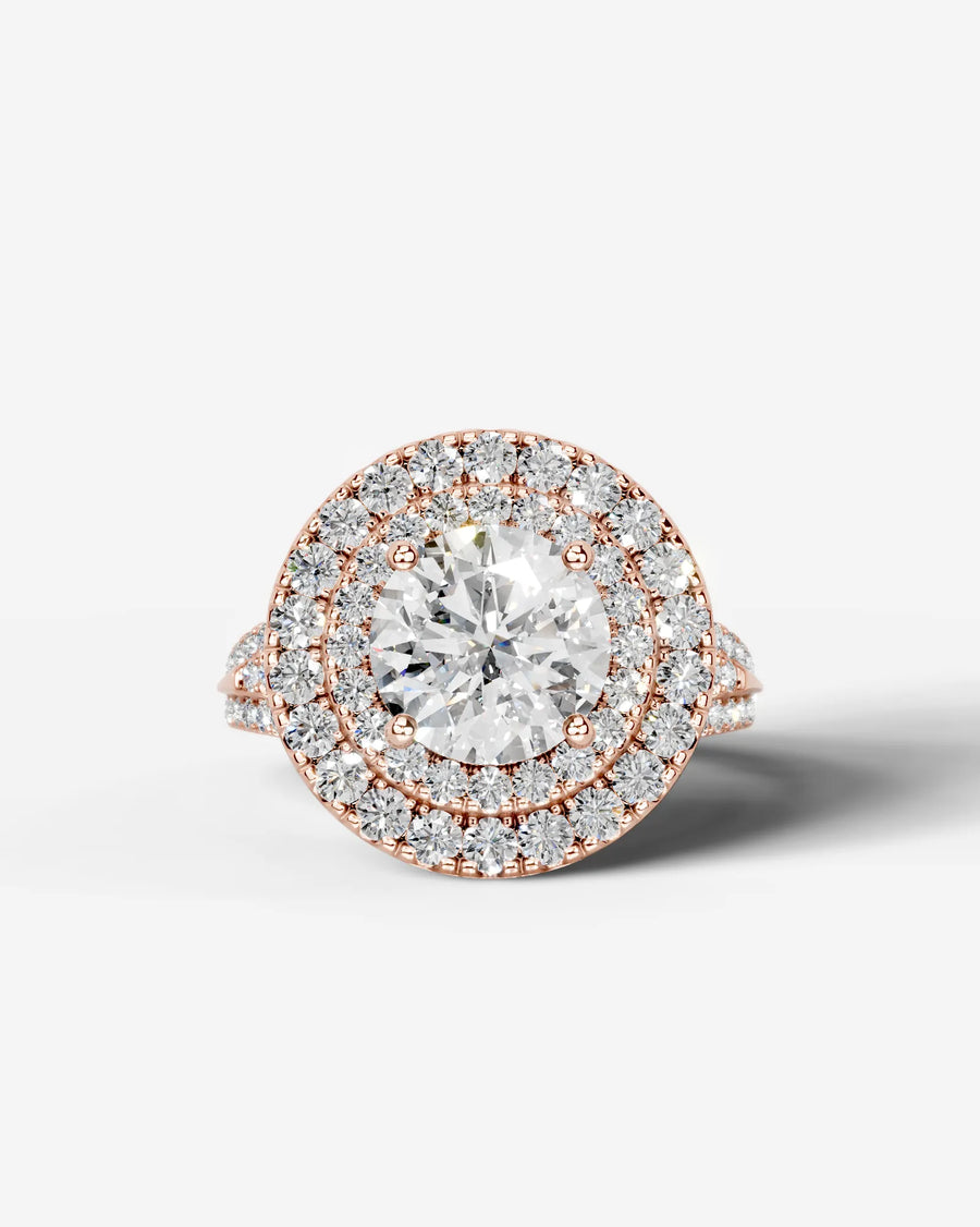 Tainara (Round) 14k Rose Gold 001
