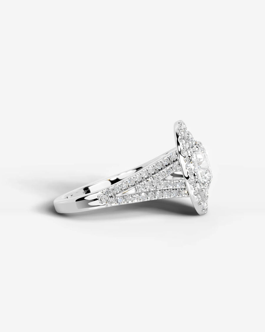 Tainara (Round) 14k White Gold 003