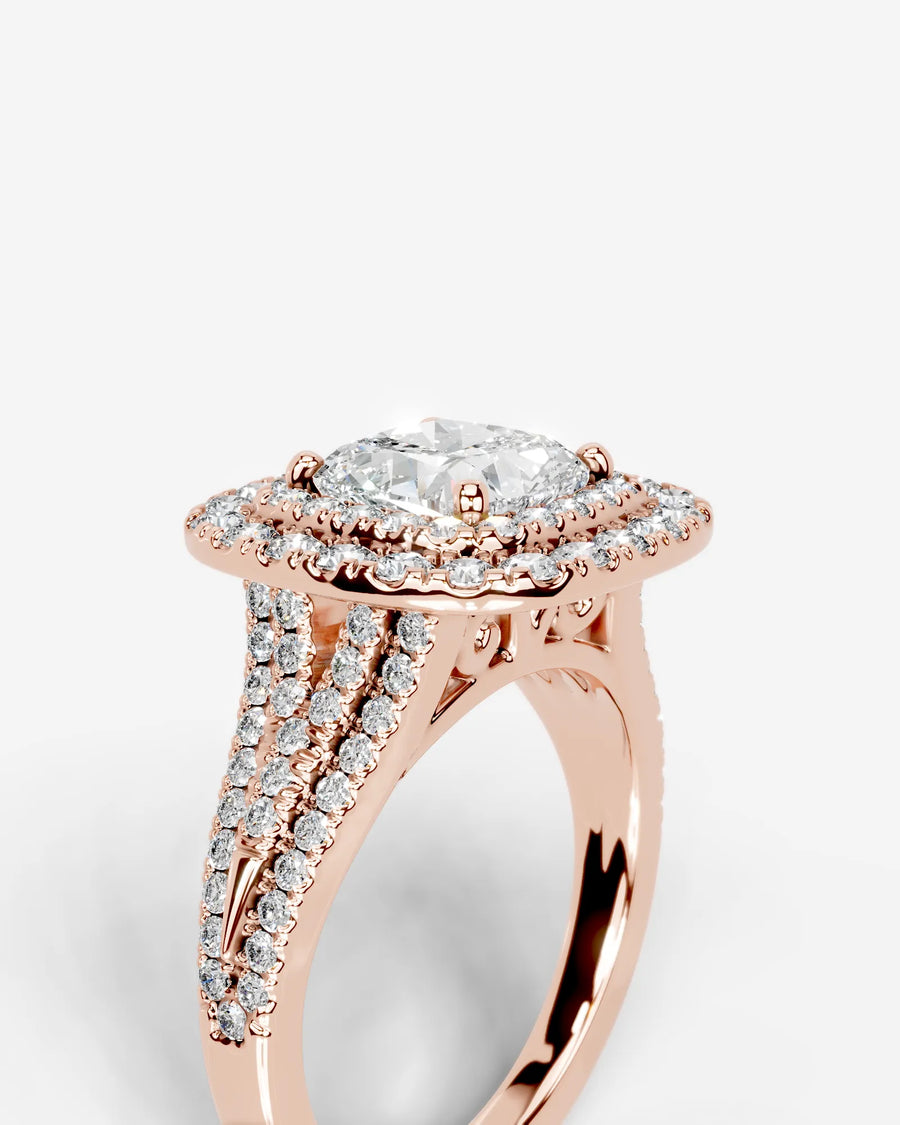 Tainara (Cushion) 14k Rose Gold 005