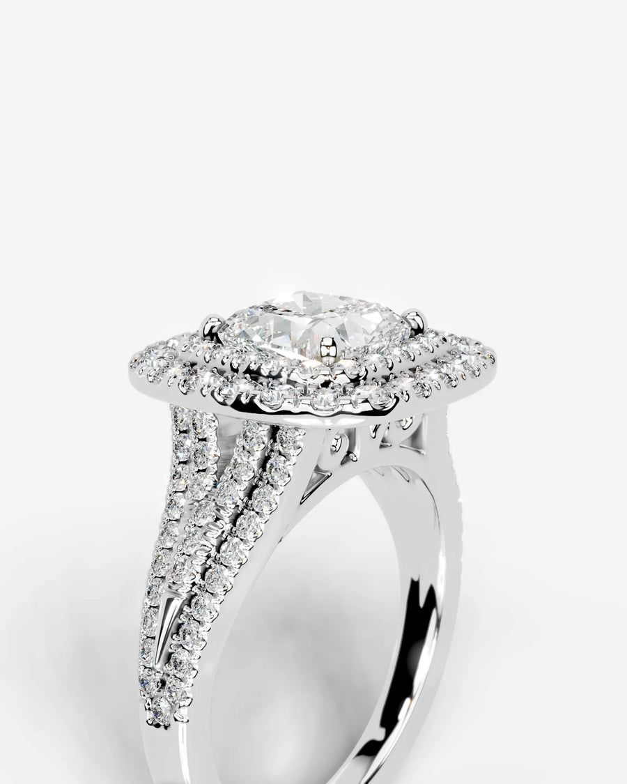 Tainara (Cushion) 18k White Gold 005