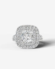 Tainara (Cushion) 18k White Gold 001