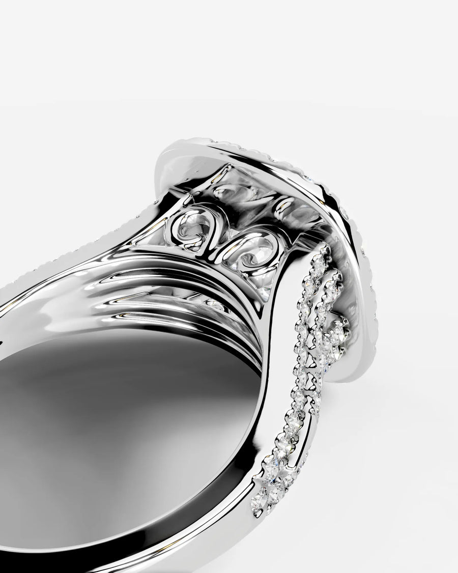 Tainara (Cushion) 18k White Gold 002