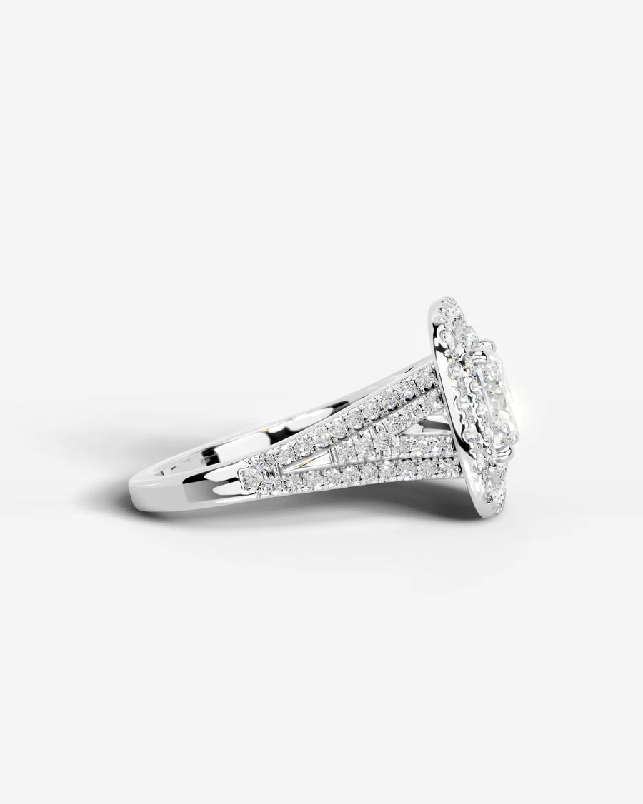 Tainara (Cushion) 14k White Gold 003