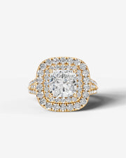Tainara (Cushion) 18k Yellow Gold 001