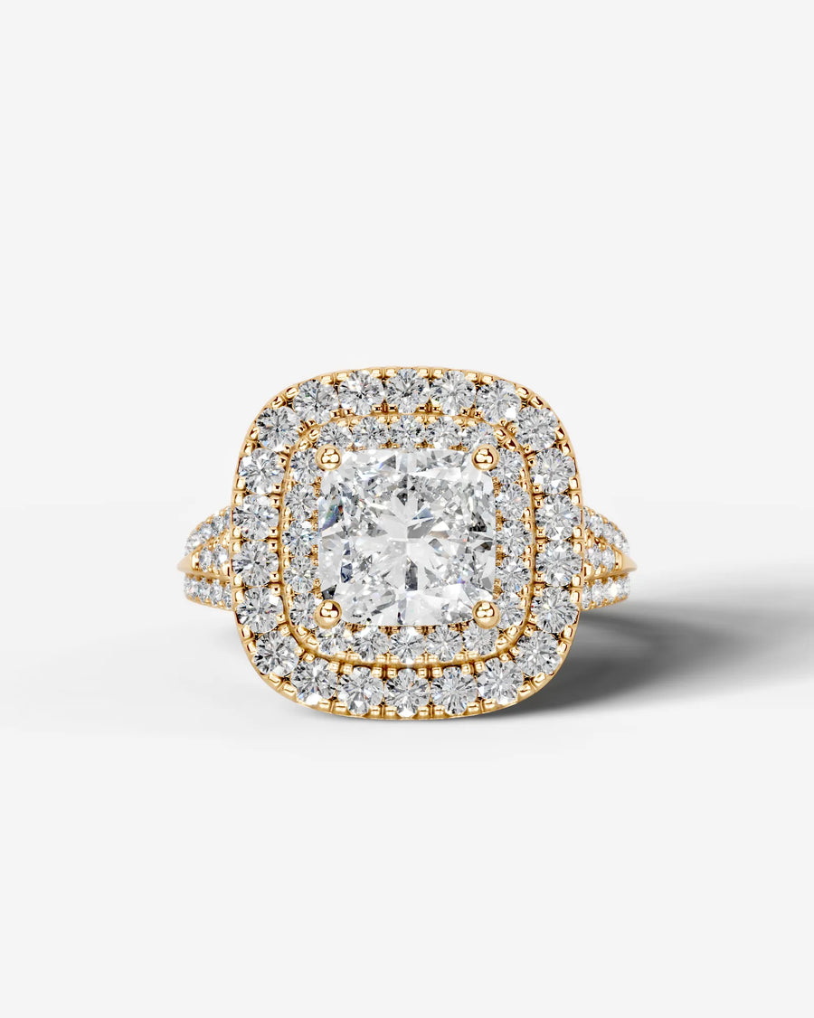 Tainara (Cushion) 18k Yellow Gold 001
