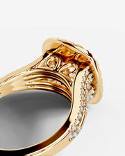 Tainara (Cushion) 14k Yellow Gold 002