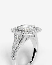 Tainara (Radiant) 18k White Gold 005