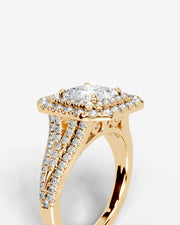 Tainara (Radiant) 18k Yellow Gold 005