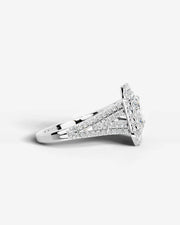 Tainara (Radiant) 18k White Gold 003