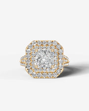 Tainara (Radiant) 18k Yellow Gold 001