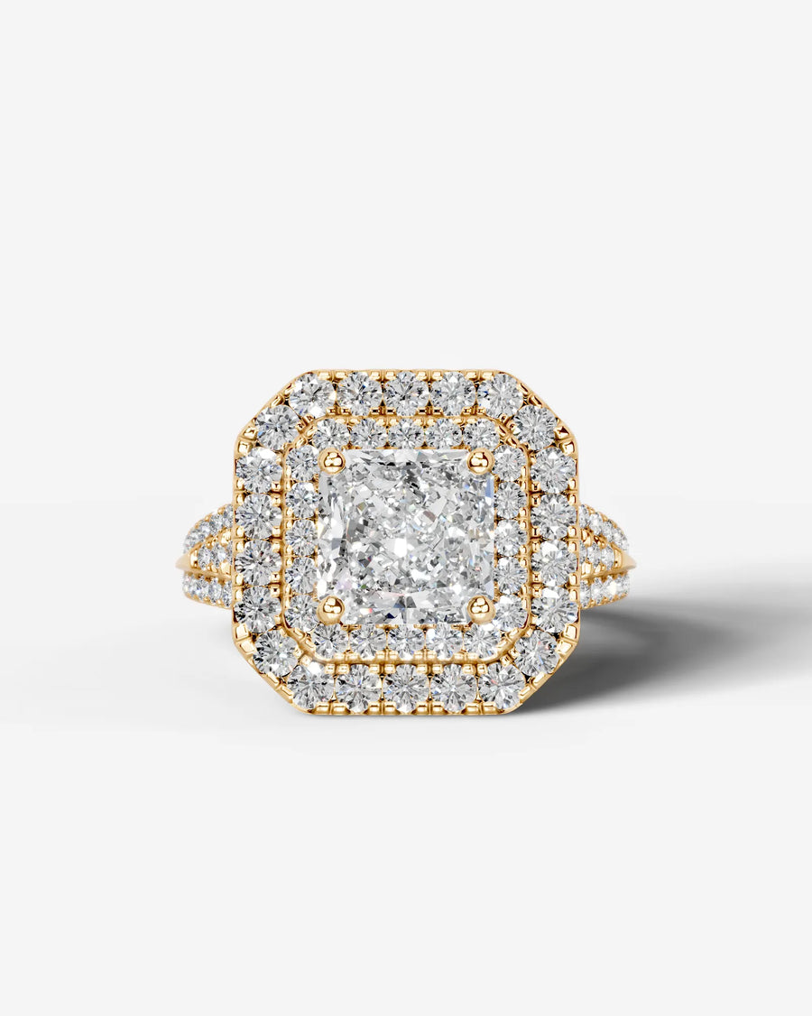 Tainara (Radiant) 18k Yellow Gold 001